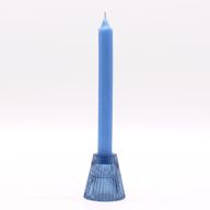 Oboustranný Svícen na Stolní / Čajovou Svíčku - Královská Modrá
