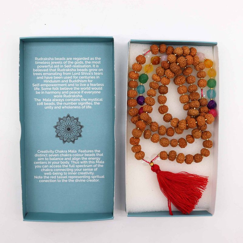 Bali Mala Náhrdelník - Chakra Kreativity
