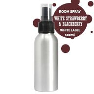 Pokojový Sprej bez Etikety - 100ml - Bílá Jahoda a Ostružina