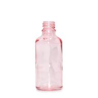 30ml Lahviča z Růžového Skla - Bez Uzávěru