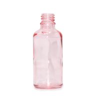 50ml Lahviča z Růžového Skla - Bez Uzávěru
