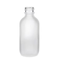50ml Skleněná Láhev z Matně Bílého Skla - Bez Uzávěru