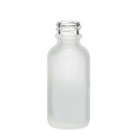 30ml Skleněná Láhev z Matně Bílého Skla - Bez Uzávěru