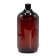 1000ml Jantarová Plastová Bostonská Láhev - bez Uzávěru
