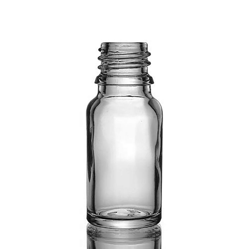 10 ml kouřově šedá skleněná lahvička s kapátkem