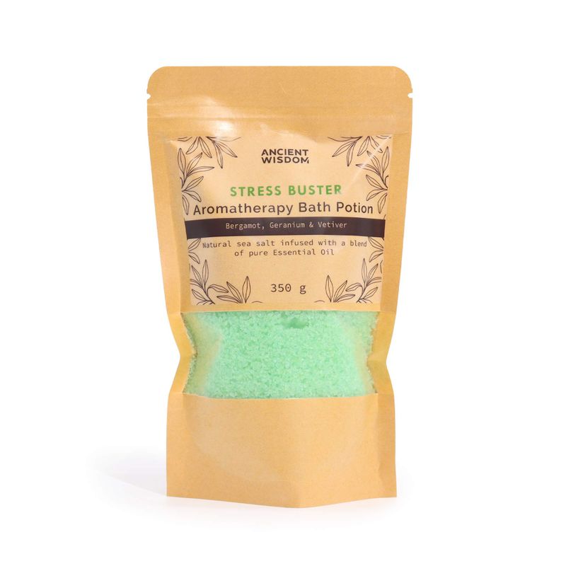 Aromaterapeutické Soli do Koupele v Sáčcích 350g - Anti Stress