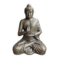 Velký Antický Zlatý Buddha Střední - Meditace na Stupě - 1.5m