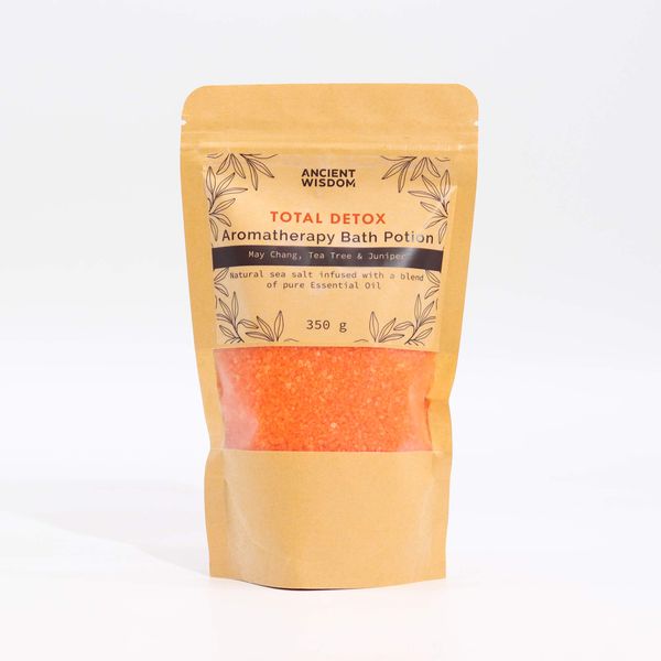 Aromaterapeutické Soli do Koupele v Sáčcích 350g - Úplný Detox