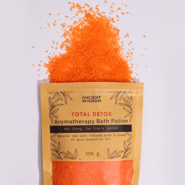 Aromaterapeutické Soli do Koupele v Sáčcích 350g - Úplný Detox