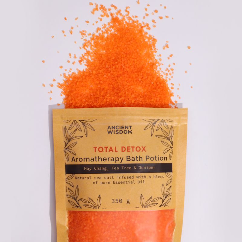 Aromaterapeutické Soli do Koupele v Sáčcích 350g - Úplný Detox