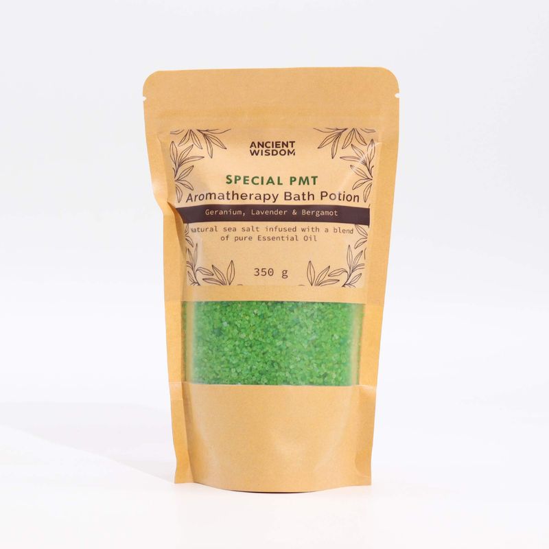 Aromaterapeutické Soli do Koupele v Sáčcích 350g - Premenstruační Syndrom