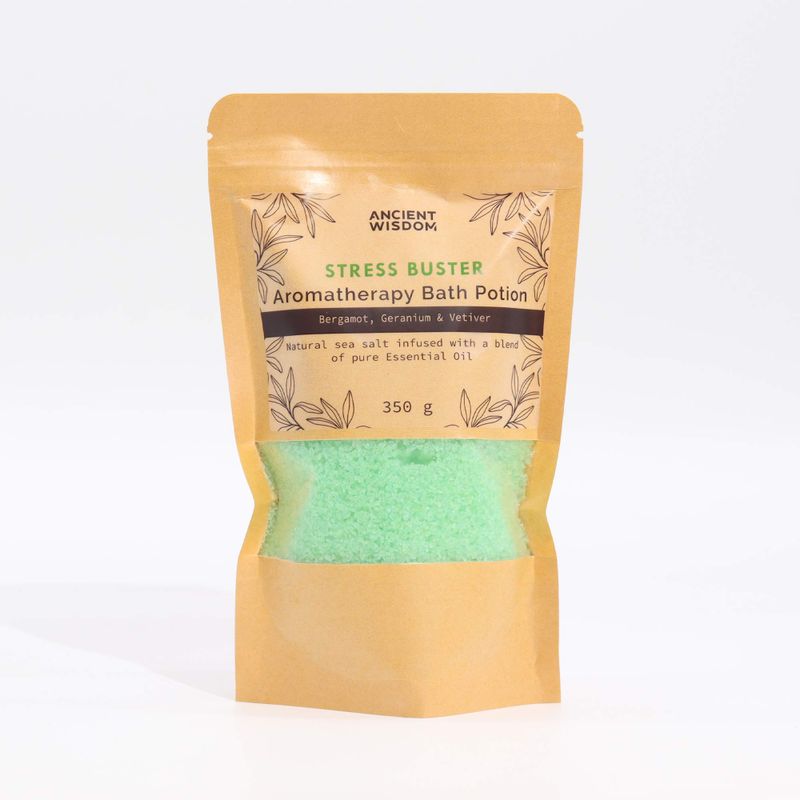 Aromaterapeutické Soli do Koupele v Sáčcích 350g - Anti Stress