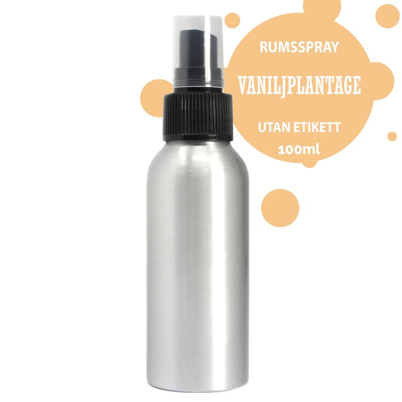 Pokojový Sprej bez Etikety - 100ml - Vanilkové Plantáže