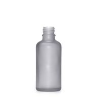 10ml Skleněná Láhev z Matně Šedého Skla - Bez Uzávěru