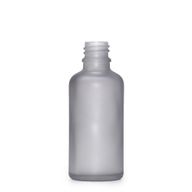 30ml Skleněná Láhev z Matně Šedého Skla - Bez Uzávěru