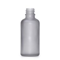 50ml Skleněná Láhev z Matně Šedého Skla - Bez Uzávěru