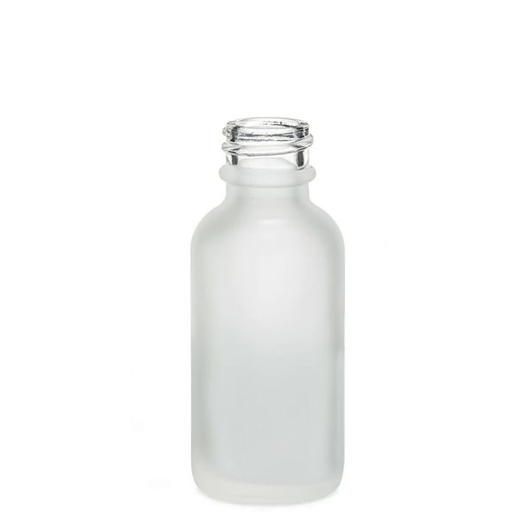 30ml Skleněná Láhev z Matně Bílého Skla - Bez Uzávěru