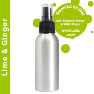 100ml Rozrašovač s Esenciálními Oleji - Limetka & Zázvor - bez Etikety
