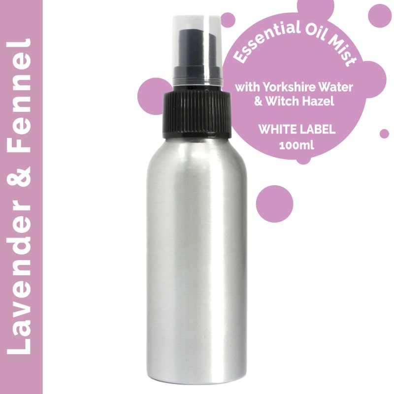 100ml Rozrašovač s Esenciálními Oleji - Levandule & Fenikl - bez Etikety