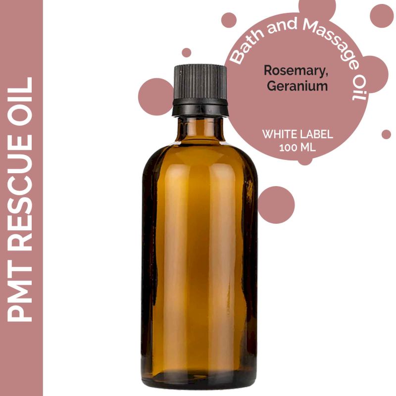 Masážní Olej - Premenstruační Syndrom - 100 ml - Bez Etikety