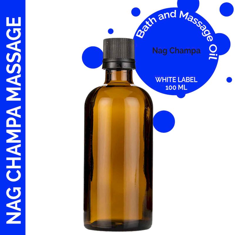 Masážní Olej - Nag Champa - 100 ml - Bez Etikety
