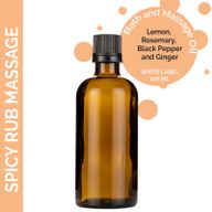 Masážní Olej - Kořenistá Směs - 100 ml - Bez Etikety