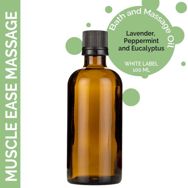 Masážní Olej na Uvolnění Svalů - 100 ml - Bez Etikety