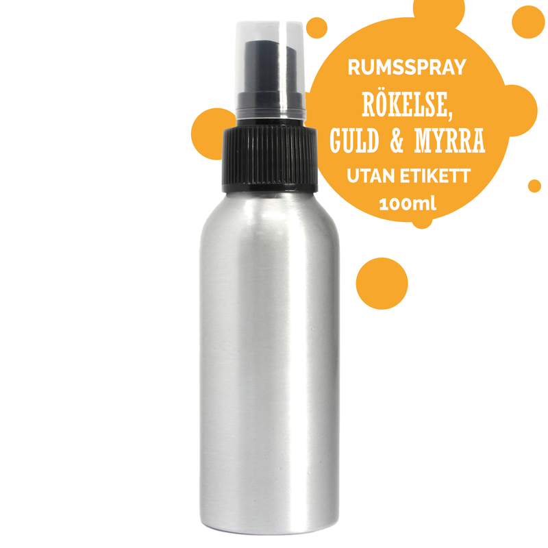 Pokojový Sprej bez Etikety 100ml - Zlato, Frankincense & Myrha
