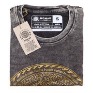 Malé Stone Washed Tričko - Chakra - Tmavě Šedé
