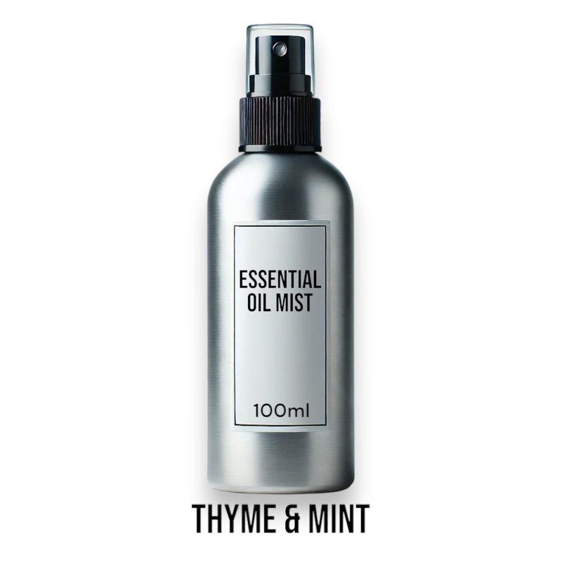 100ml Rozrašovač s Esenciálními Oleji - Tymián & Máta - bez Etikety