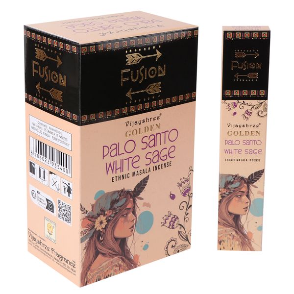 15g Vonné Tyčinky Golden - Palo Santo & Bílá Šalvěj