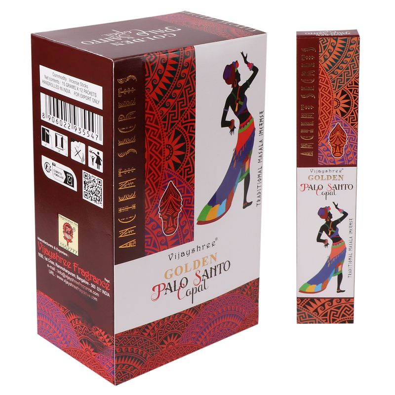 15g Vonné Tyčinky Golden - Kopál & a Palo Santo