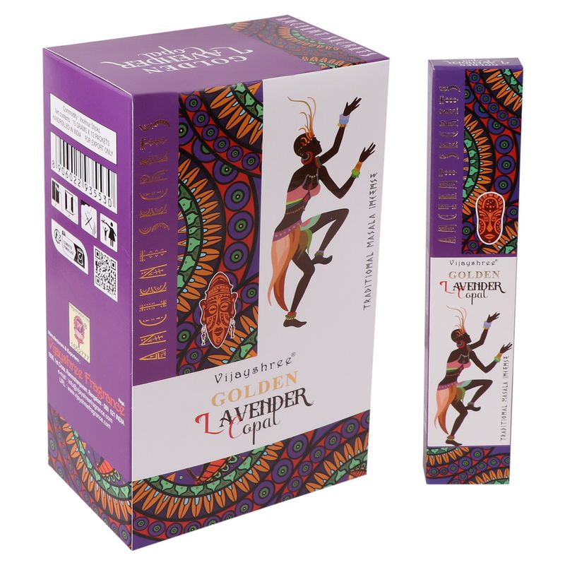 15g Vonné Tyčinky Golden - Kopál & a Levandule