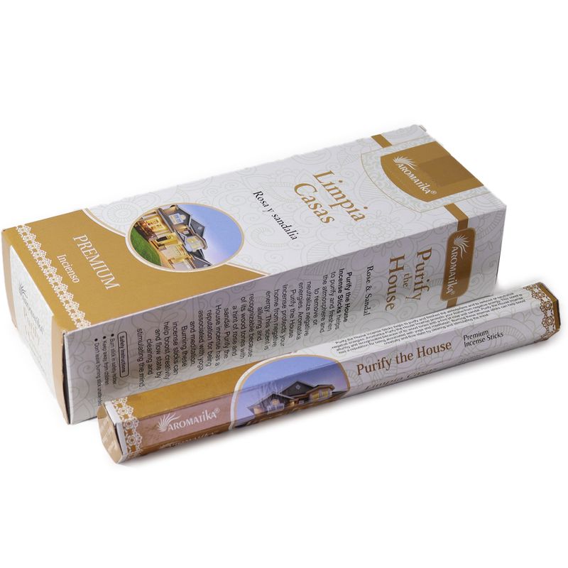 Aromatika Charcoal Free Hex Incense - Očistit dům