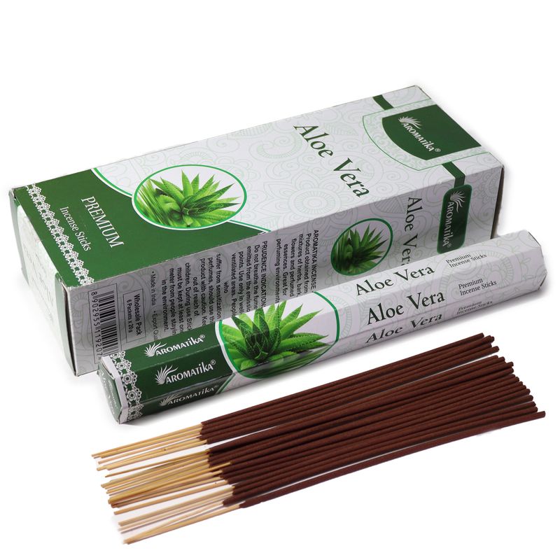 Aromatika bez aktivního uhlí Hex kadidlo - Aloe vera