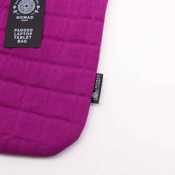 Polstrované Pouzdro na Notebook - Fialová Mlha - 14 oz opískovaný