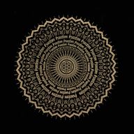 Velká Nákupní Taška (38x15x43cm) Čokoládová Stonewash 14oz- Svobodná Mandala
