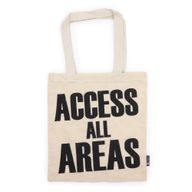 Ikonická Základní Taška - ACCESS ALL AREA - (40x36cm) - Přírodní 4oz