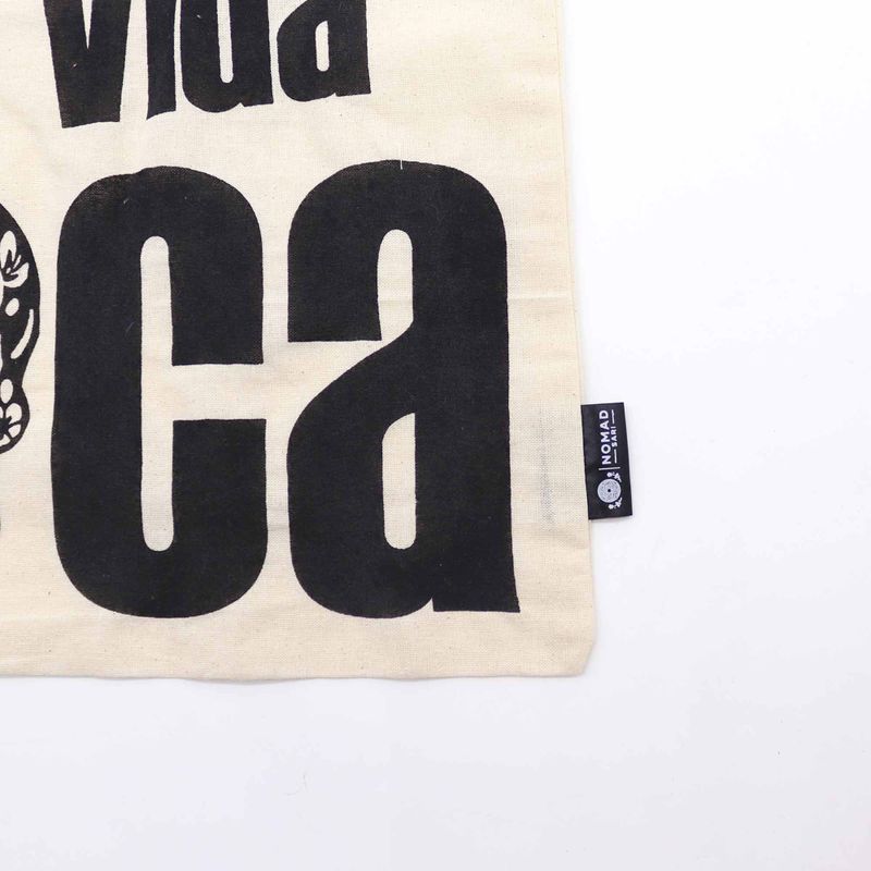 Ikonická Základní Taška - Mi Vida Loca - (40x36cm) - Přírodní 4oz