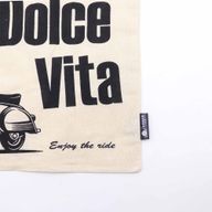 Ikonická Základní Taška - La Dolce Vita - (40x36cm) - Přírodní 4oz
