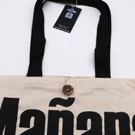 Ikonická Klasická Taška - Mañana Mañana - Přírodní 10oz (36x43x10cm)