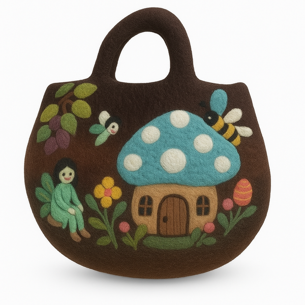 Plstěná Taška - Pohádková Zahrada - 35x27cm