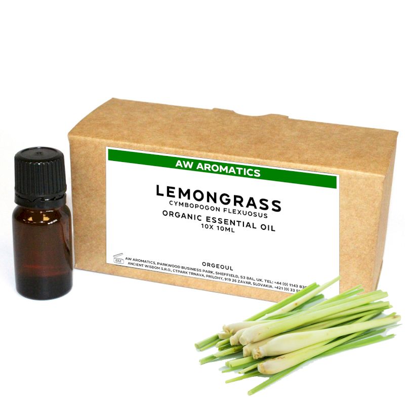 Organický Esenciální Olej bez Etikety 10ml - Citronová Tráva