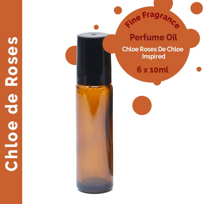 10ml Jemný Vonný Parfémový Olej bez Etikety - Chloe de Roses