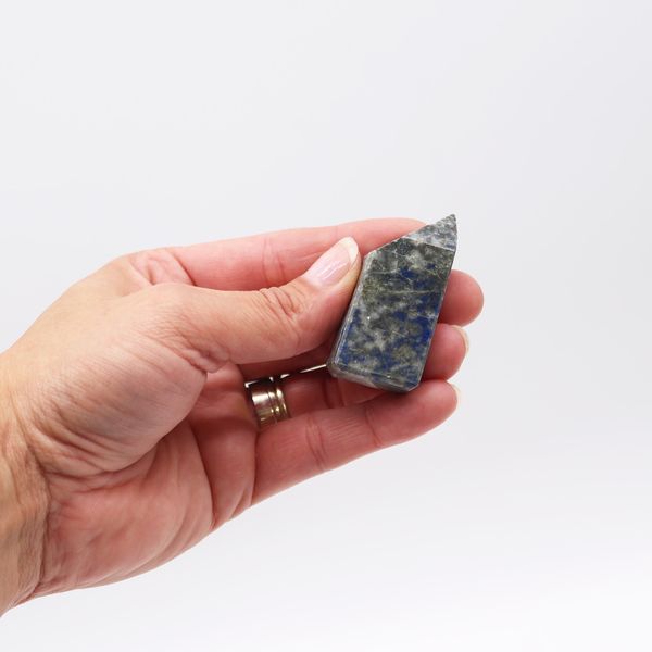 Velké Balení Hrotů z Drahých Kamenů cca 6cm (0.5kg) -  Afghánský Lapis (cca 8 kusů)