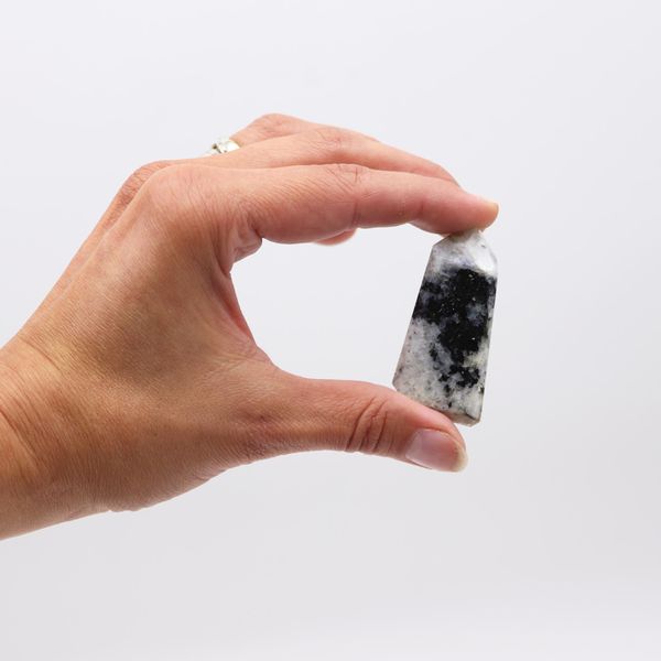 Velké Balení Hrotů z Drahých Kamenů cca 6cm (0.5kg) -  Indický Měsíční Kámen (cca 8 kusů)