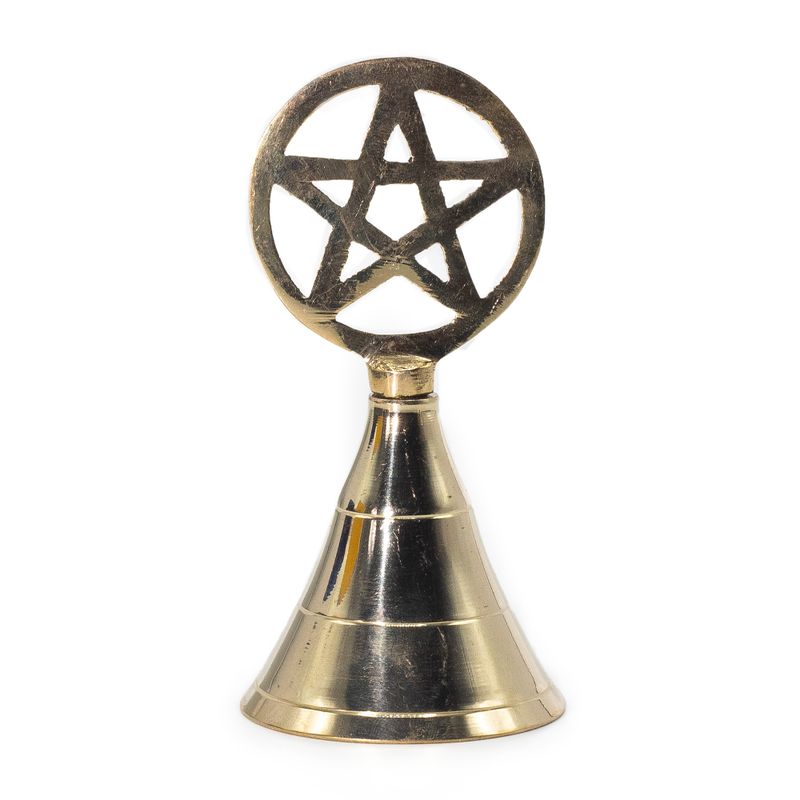 Mosazný Oltářní Zvon - Pentagram
