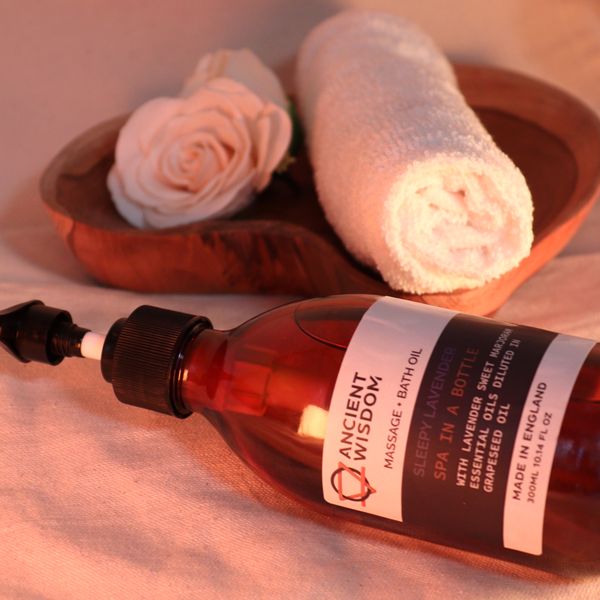 Masážní a Koupelový Olej - Levandule 300 ml