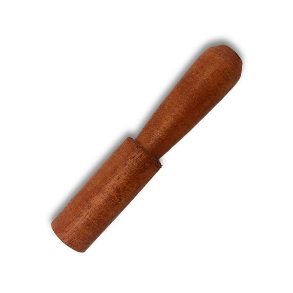 Dřevěná Hůlka - 13cm - Tvarovaná Rukojeť - Bez Kůže