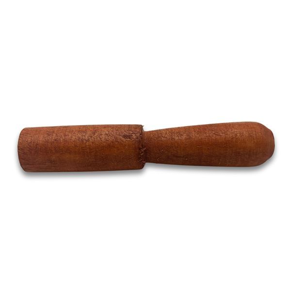 Dřevěná Hůlka - 13cm - Tvarovaná Rukojeť - Bez Kůže
